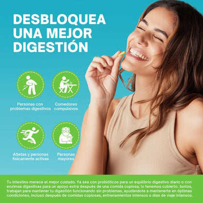 Equilibrio Digestivo 2 en 1: Enzimas + Probióticos